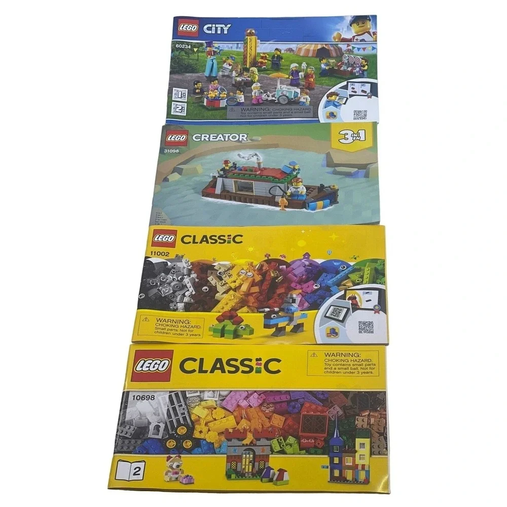 LEGO Instruction Manuals Lot of 19 City Creator Classic Chima Harry Potter Mixed